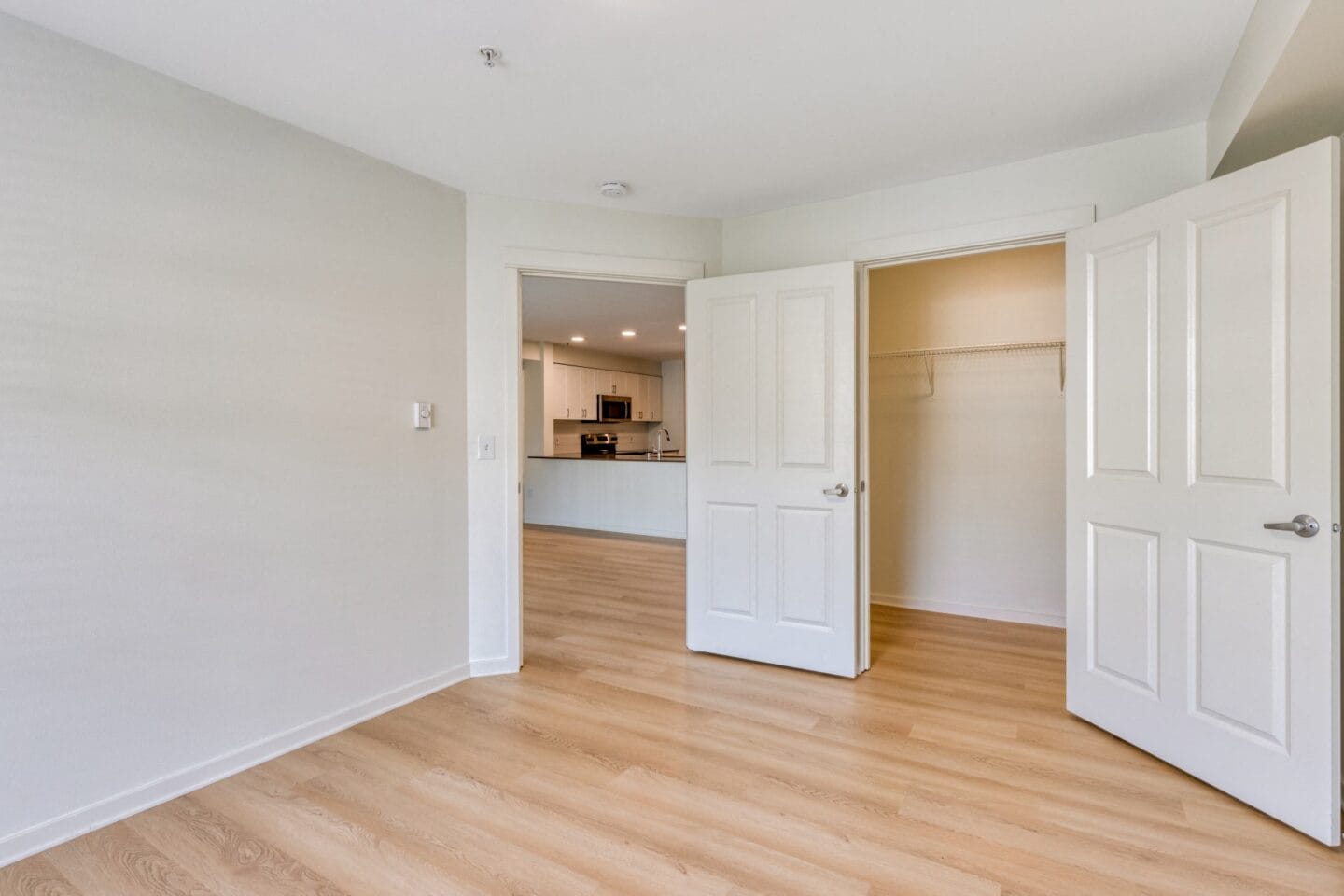 Ample closet space at Tera Apartments, Kirkland, Washington