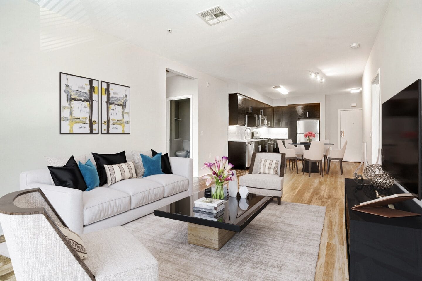 Spacious Living Areas at Boardwalk by Windsor, 7461 Edinger Ave., Huntington Beach