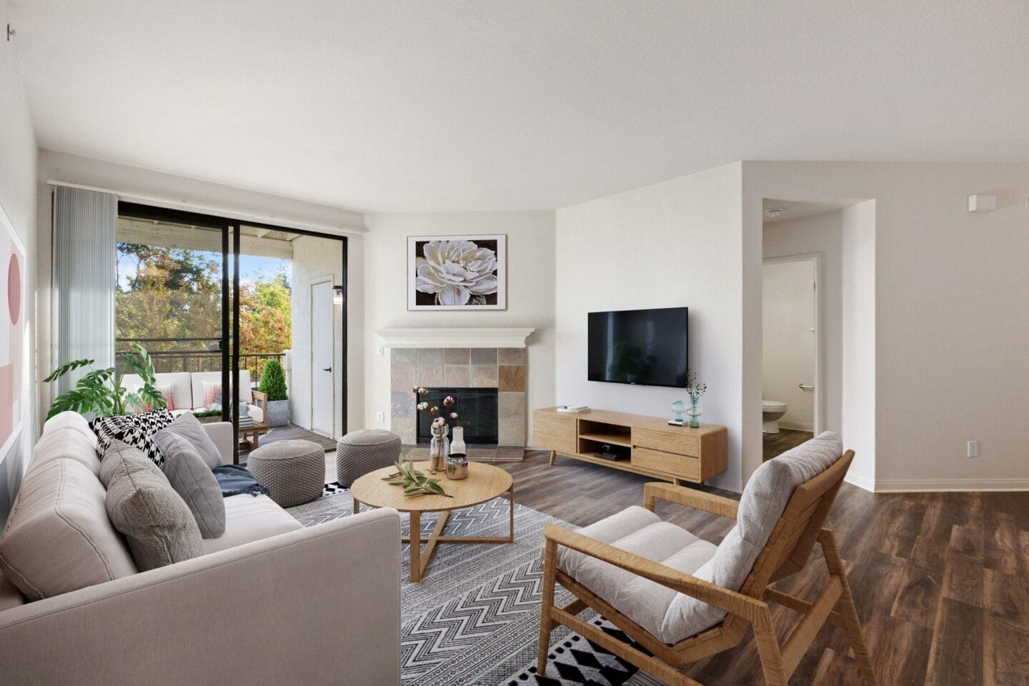 Living Room at Mission Pointe by Windsor, Sunnyvale, California