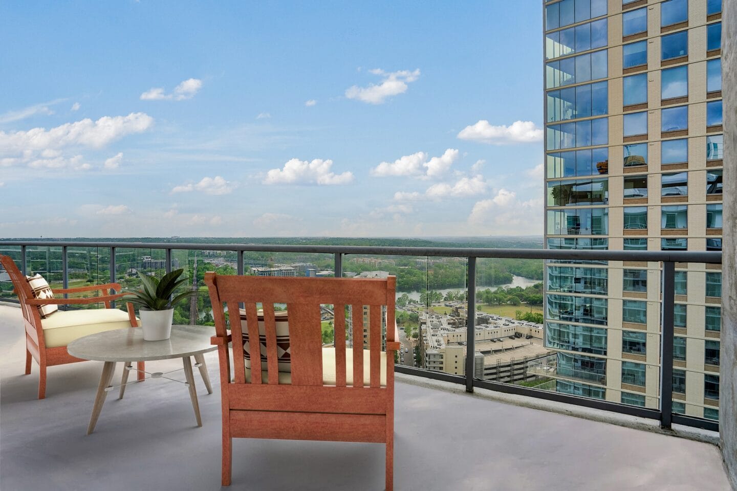 Spacious Balconies