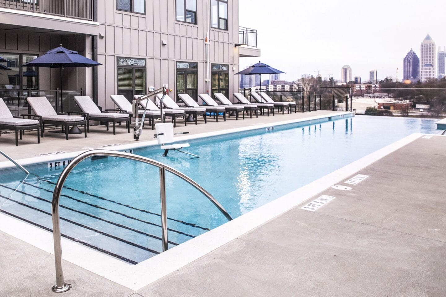 Infinity pool at Windsor Interlock, Atlanta, GA