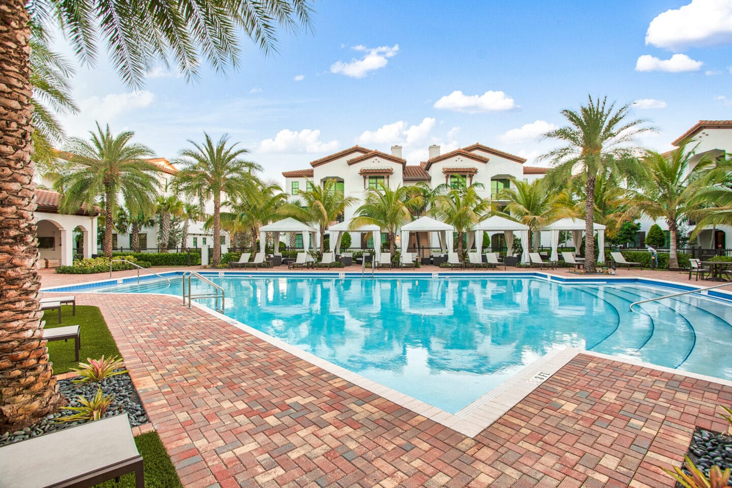 Resort-Style Pools with Cabanas at Mirador at Doral by Windsor, 33122, Florida