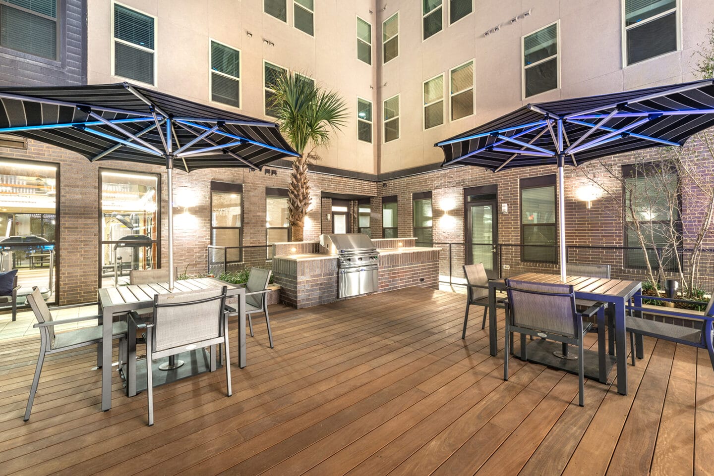 Umbrella by the Pool at Windsor Turtle Creek, Texas