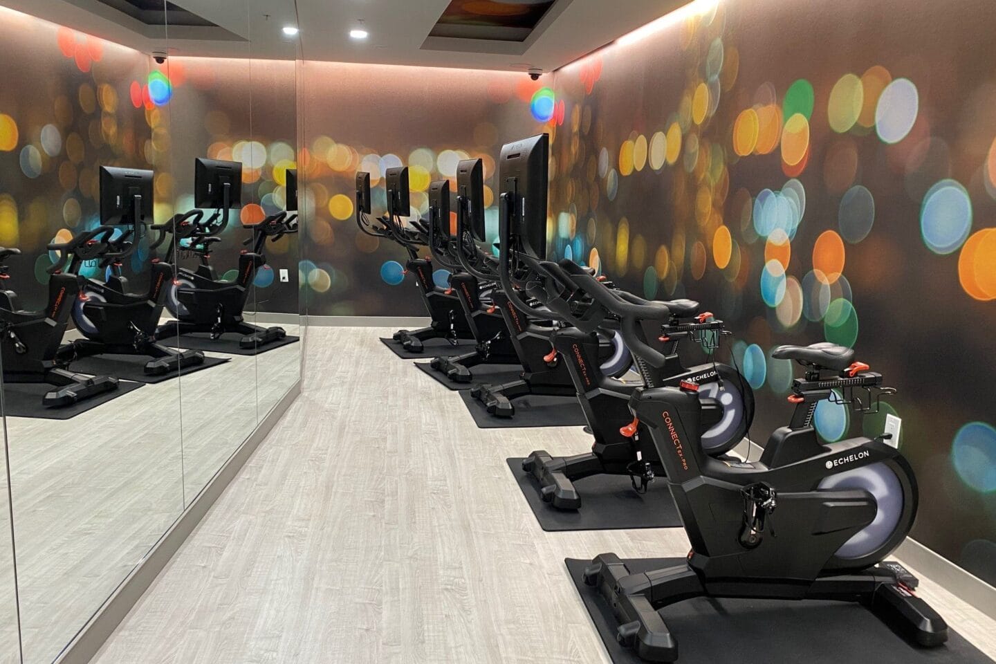 Virtual spin studio featuring Echelon Connect