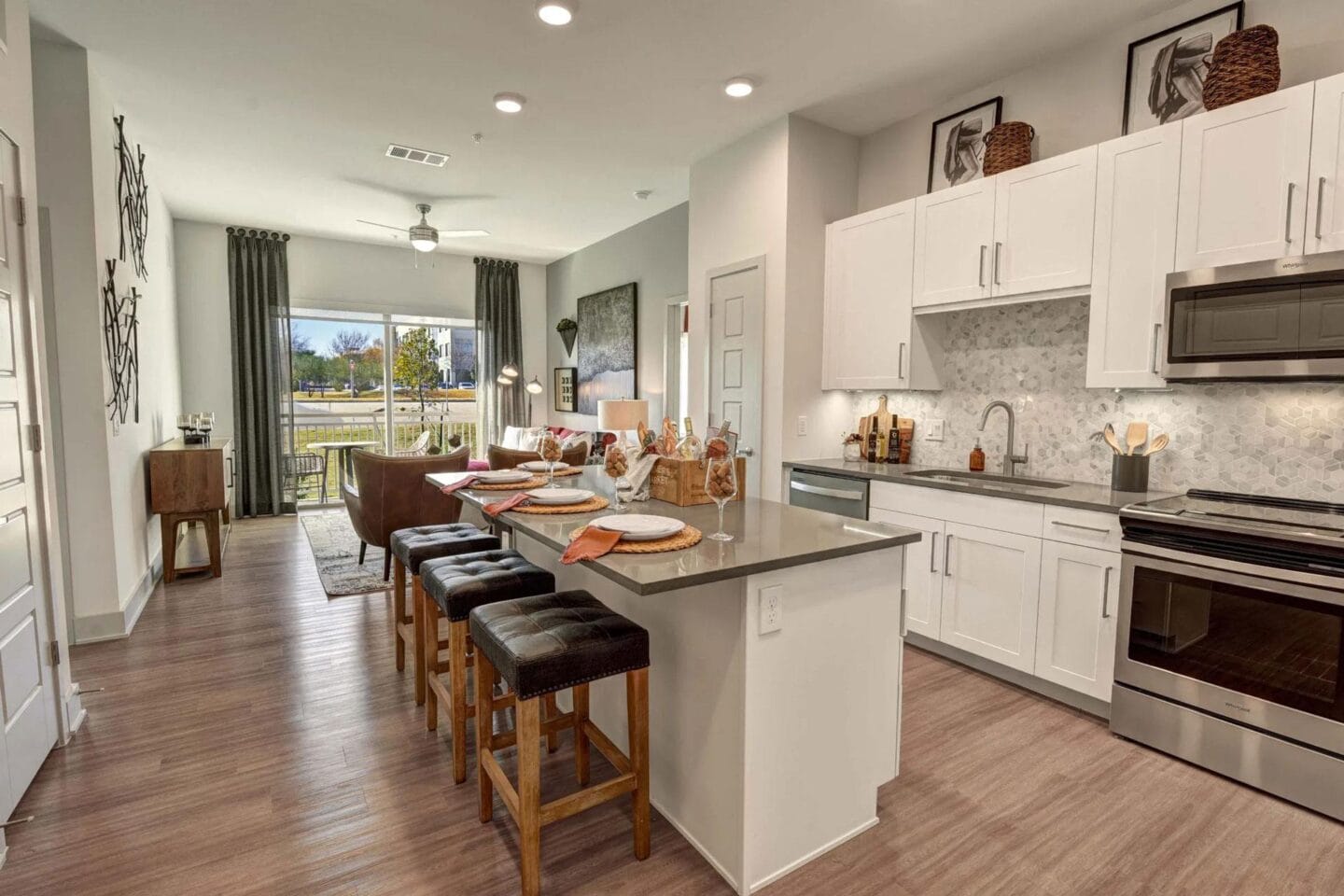 Chef inspired kitchen at Windsor Preston, 7950 Preston Road, Plano