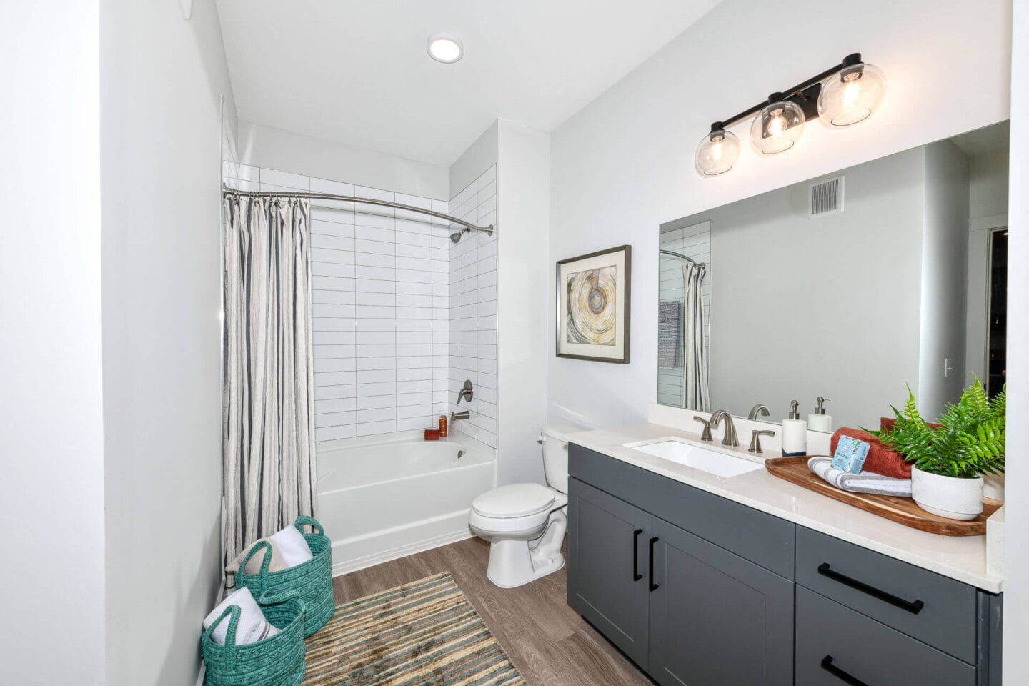 Luxurious bathroom at Elevate West Village, Smyrna, Georgia