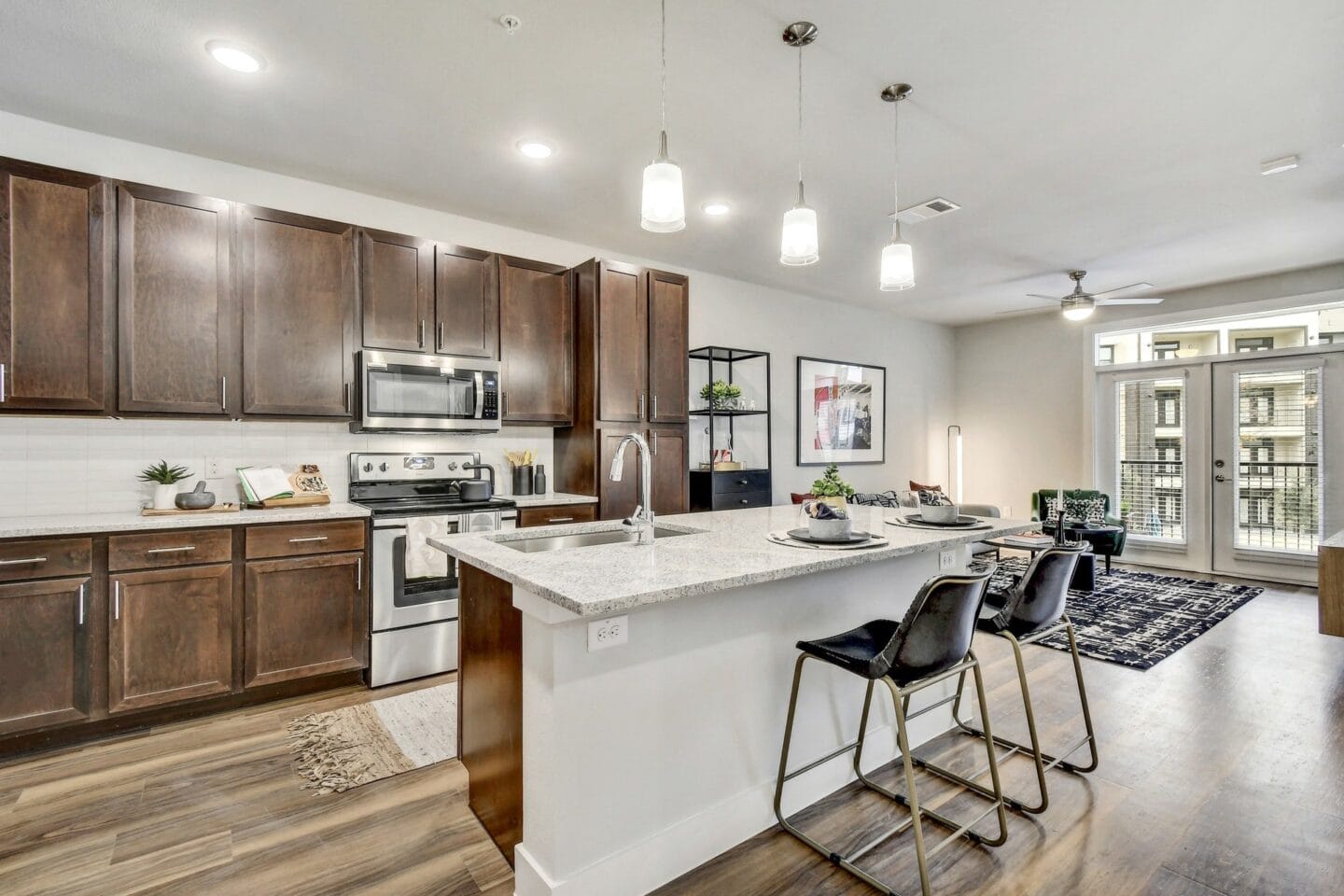 Gourmet Kitchen With Island at Windsor Ridge, Austin, TX, 78727