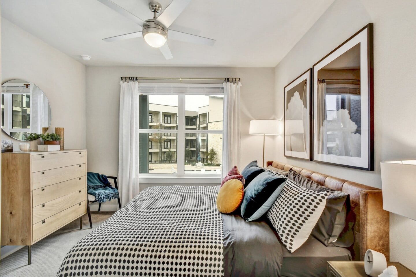 Beautiful Bright Bedroom With Wide Windows at Windsor Ridge, Austin, TX