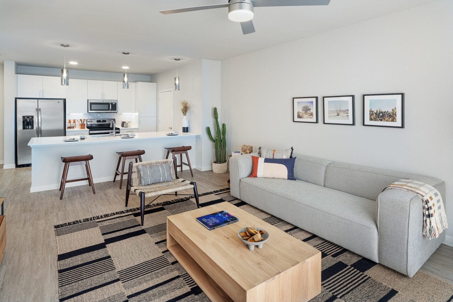 Open-concept floor plans with design flexibility at Windsor South Congress, Austin, Texas