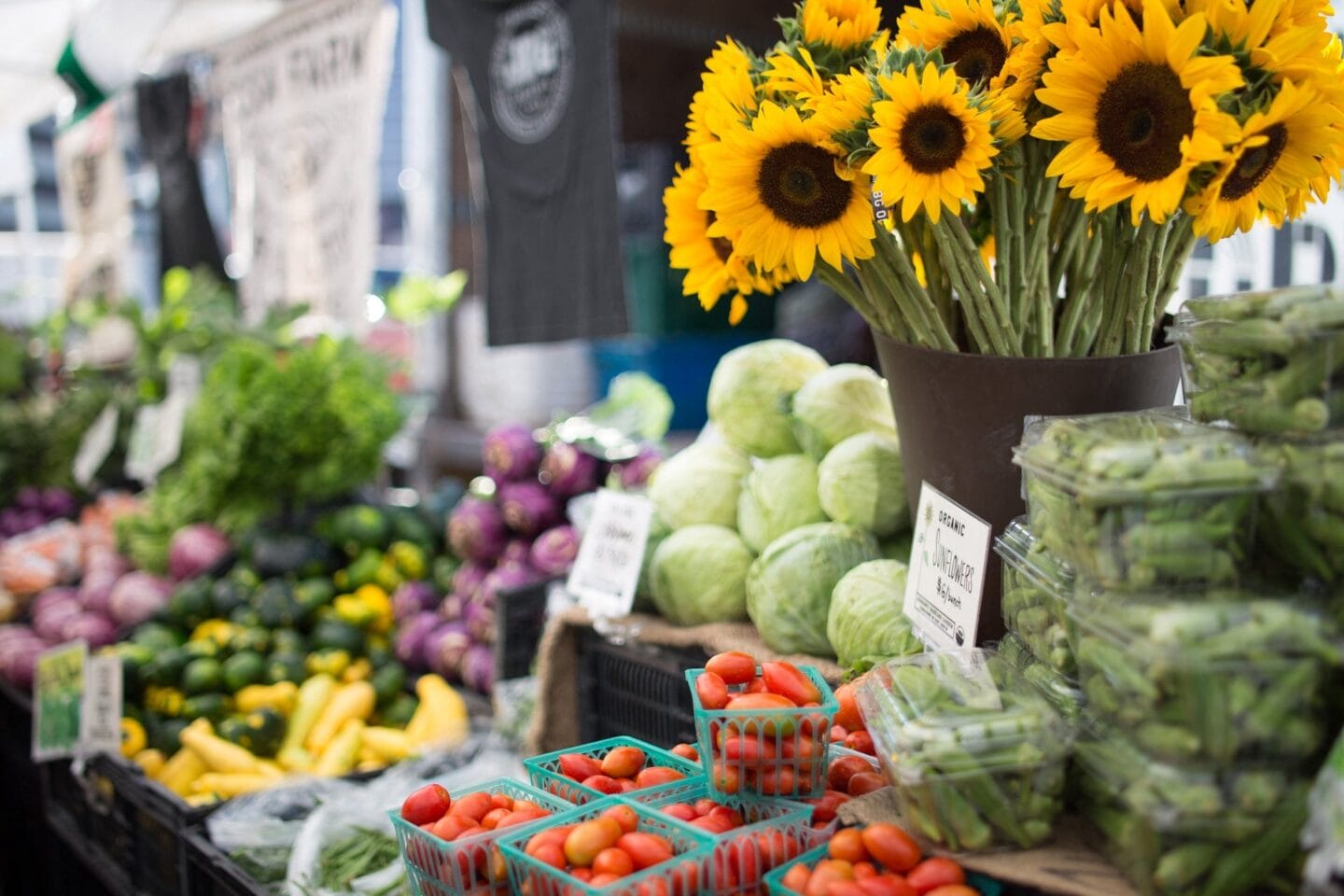 The Downtown Farmer's Market is open every Saturday