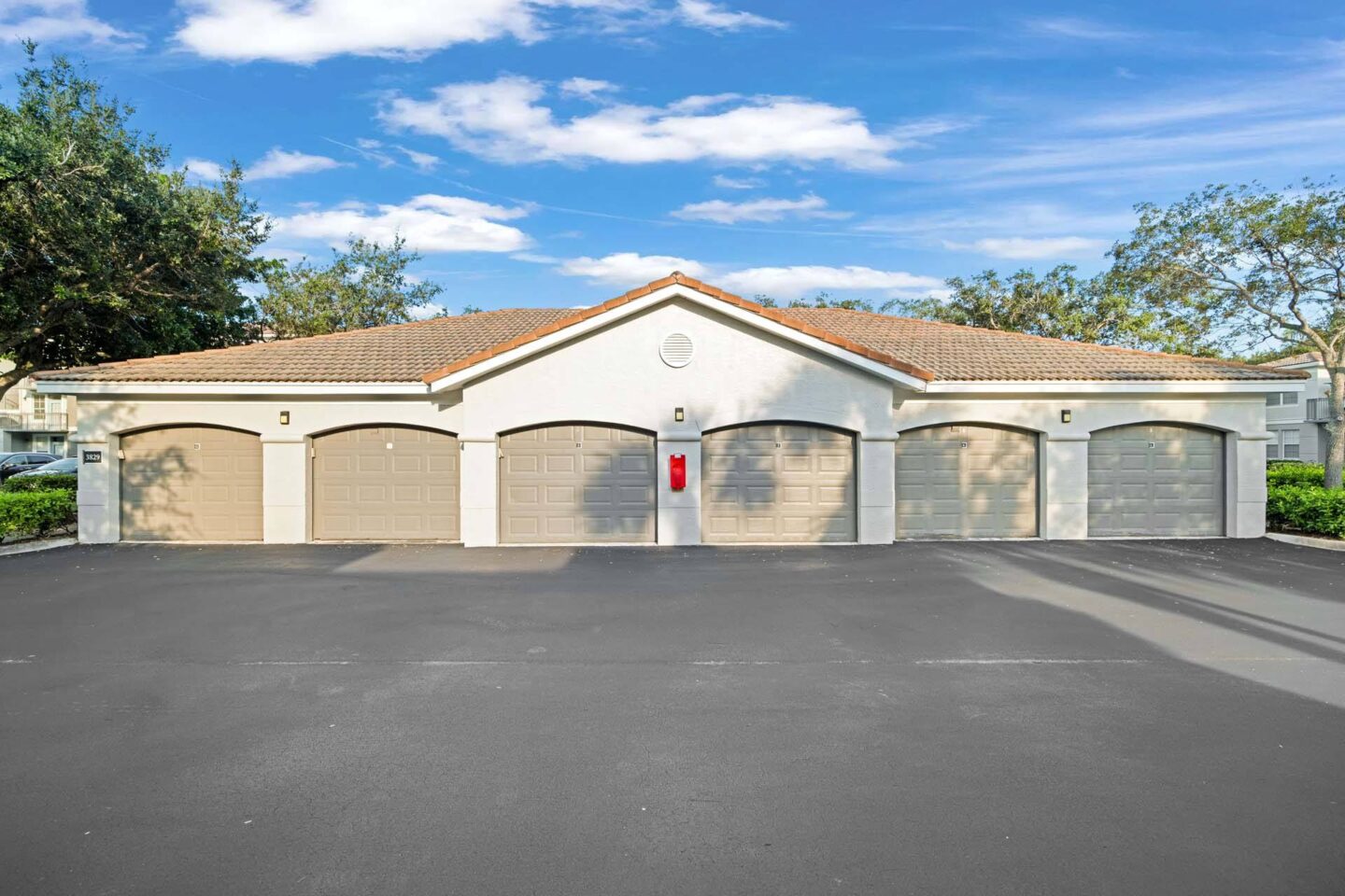 A garage at Windsor at Miramar, 3701 SW 160th Ave, Miramar, FL 33027.