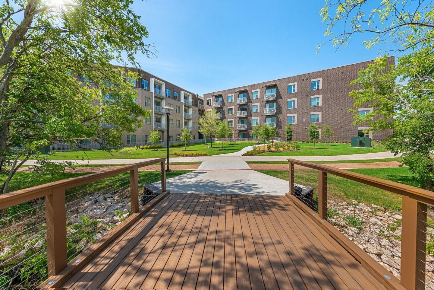 Walkway at Windsor Preston, Plano, TX