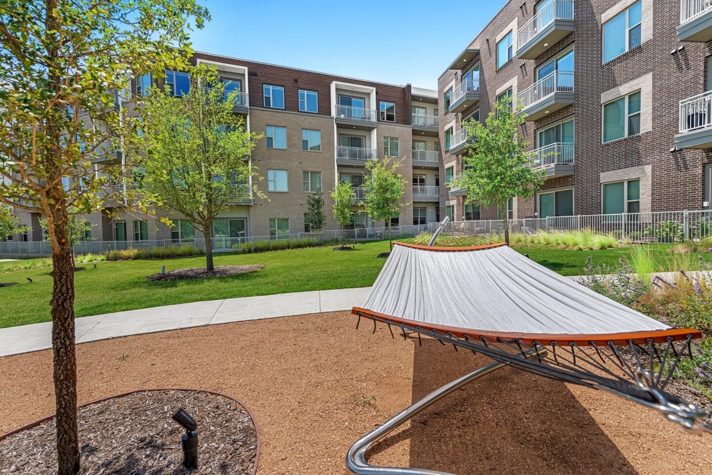 Outdoor hammock at Windsor Preston, Plano, Texas