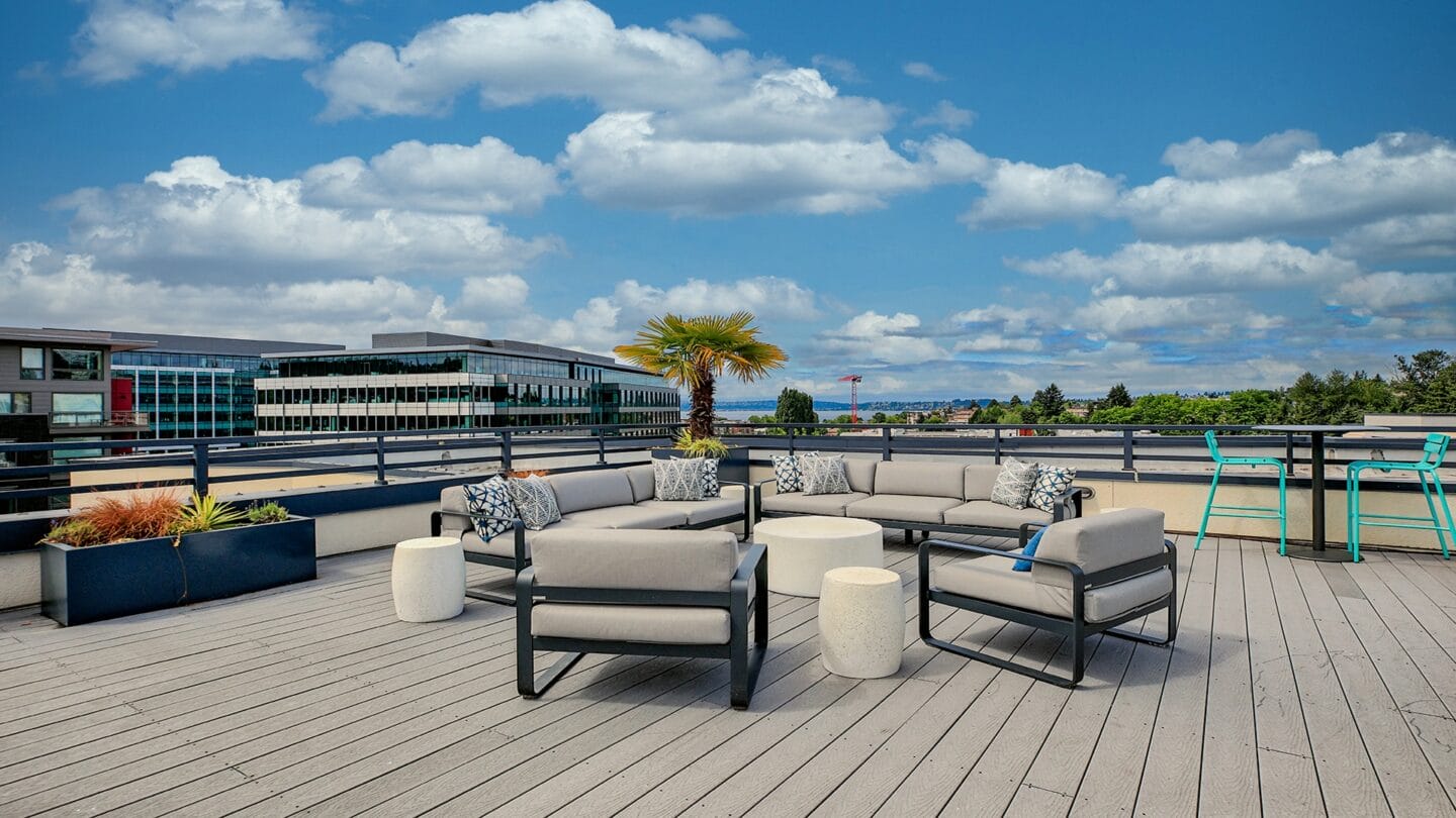 Rooftop Sundecks with Gorgeous Views at Tera Apartments, 98033, WA