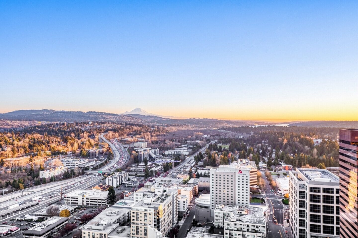 Bellevue Skyline at The Bravern, Washington