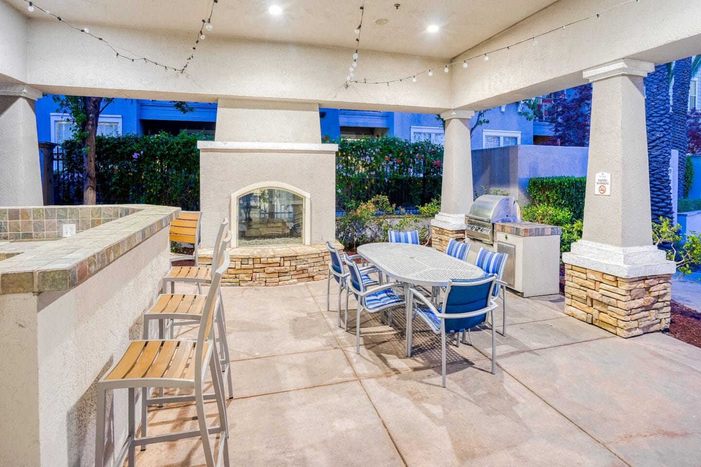 Community Grilling Stations and Outdoor, Dining Area at The Estates at Park Place, 94538, CA