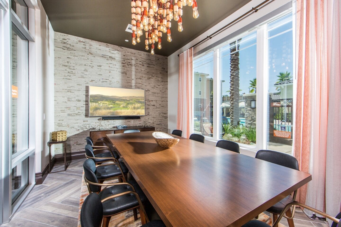 Private conference room at Valentia by Windsor, La Habra, CA