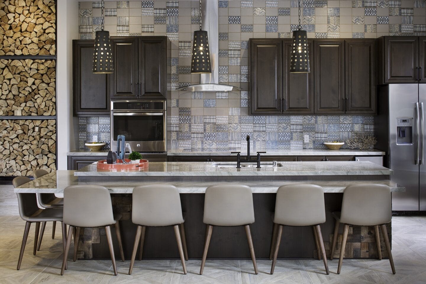 Entertainment kitchen at Valentia by Windsor, La Habra, 90631