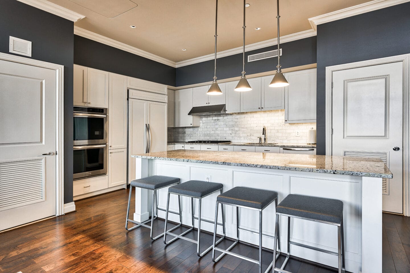 Kitchen island at The Woodley, 2700 Woodley Road, NW, 20008