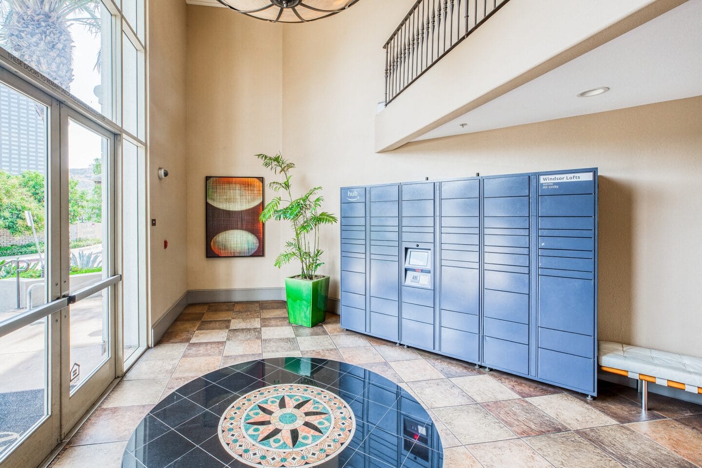 Package Lockers at Windsor Lofts at Universal City