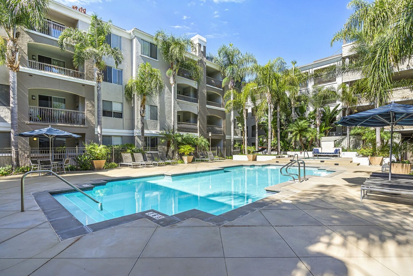 Pool at Windsor at Main Place, Orange, California