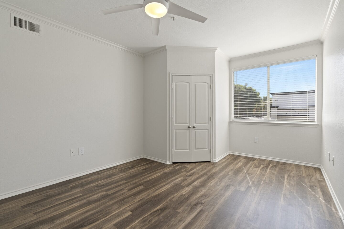 Bedroom at Windsor at Main Place, Orange, California