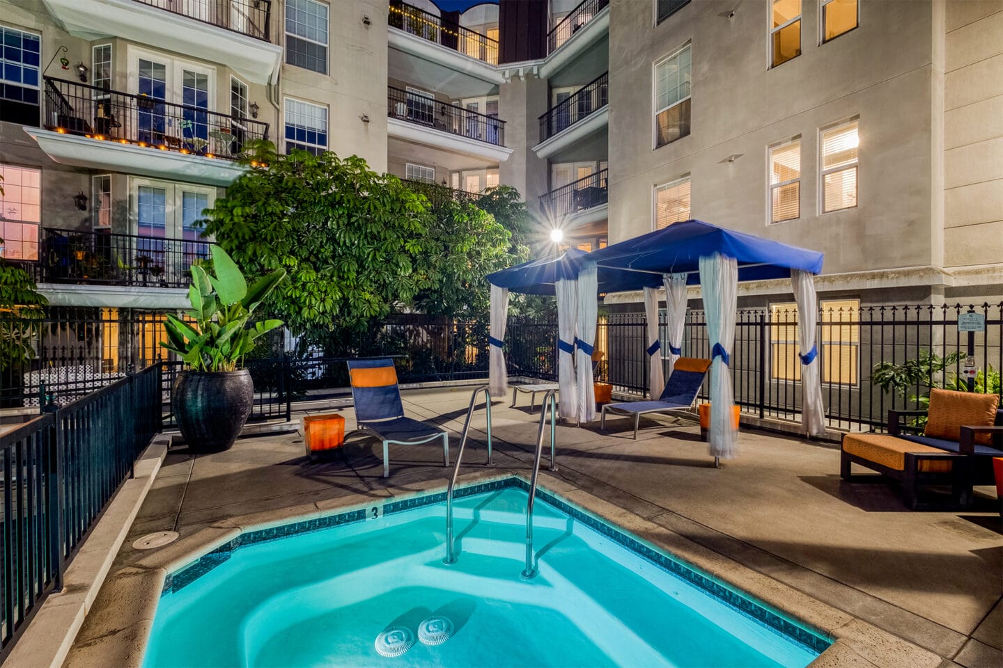 Poolside Cabanas at Hancock Park