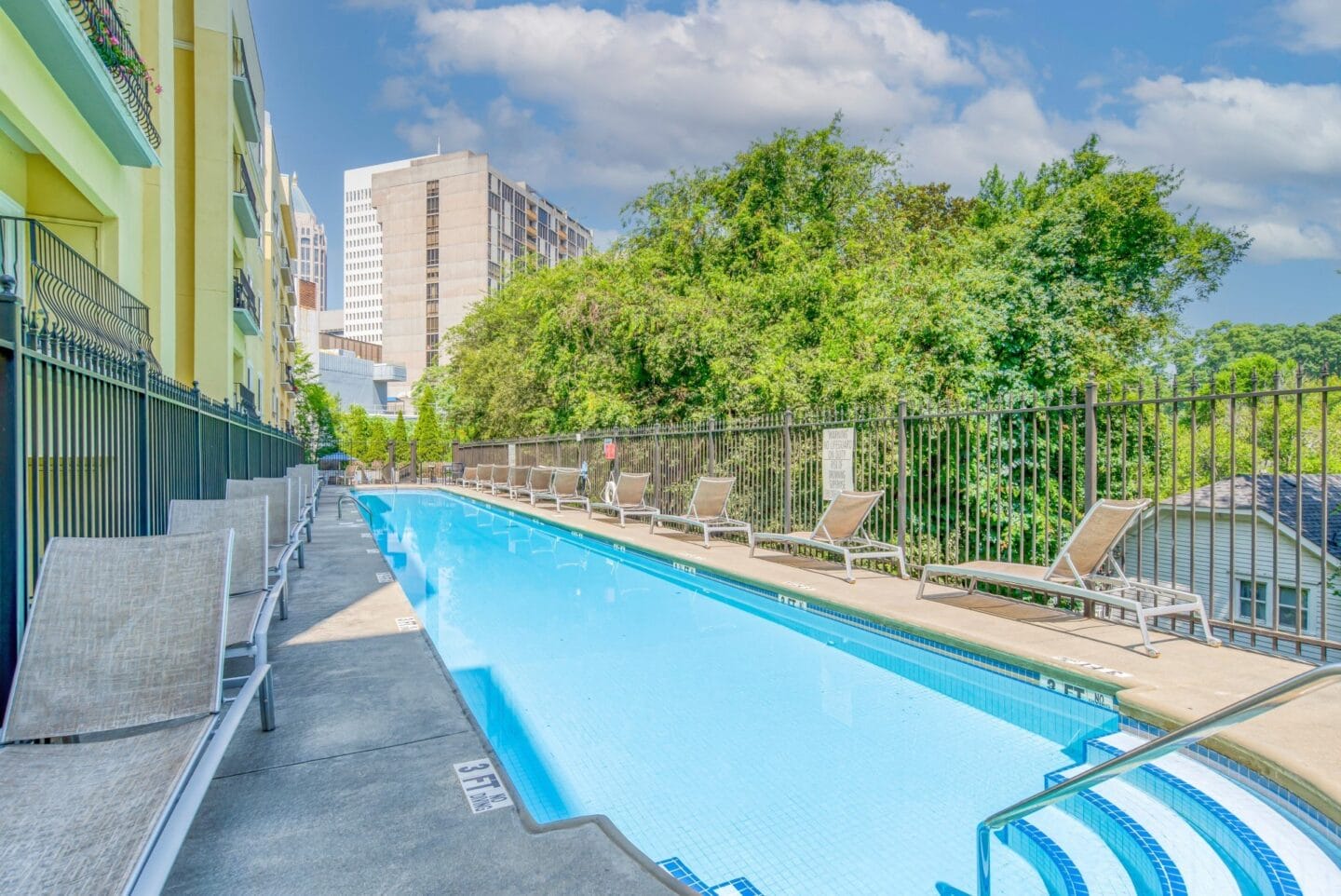 Swimming pool  at Windsor at Midtown, Atlanta, GA