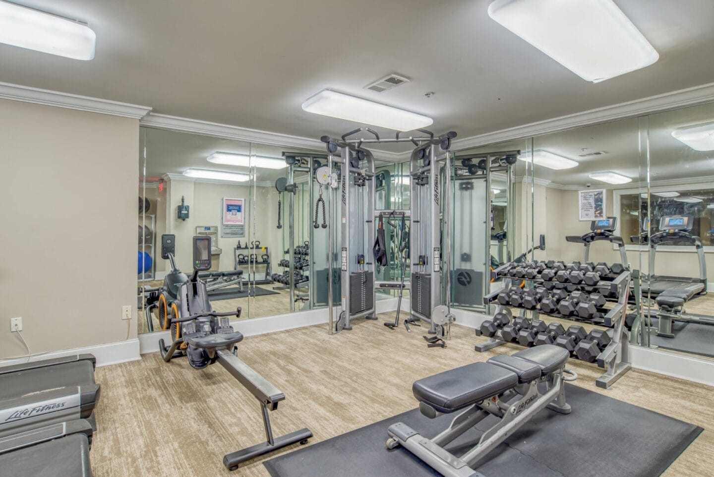 Fitness center  at Windsor at Midtown, Atlanta, GA