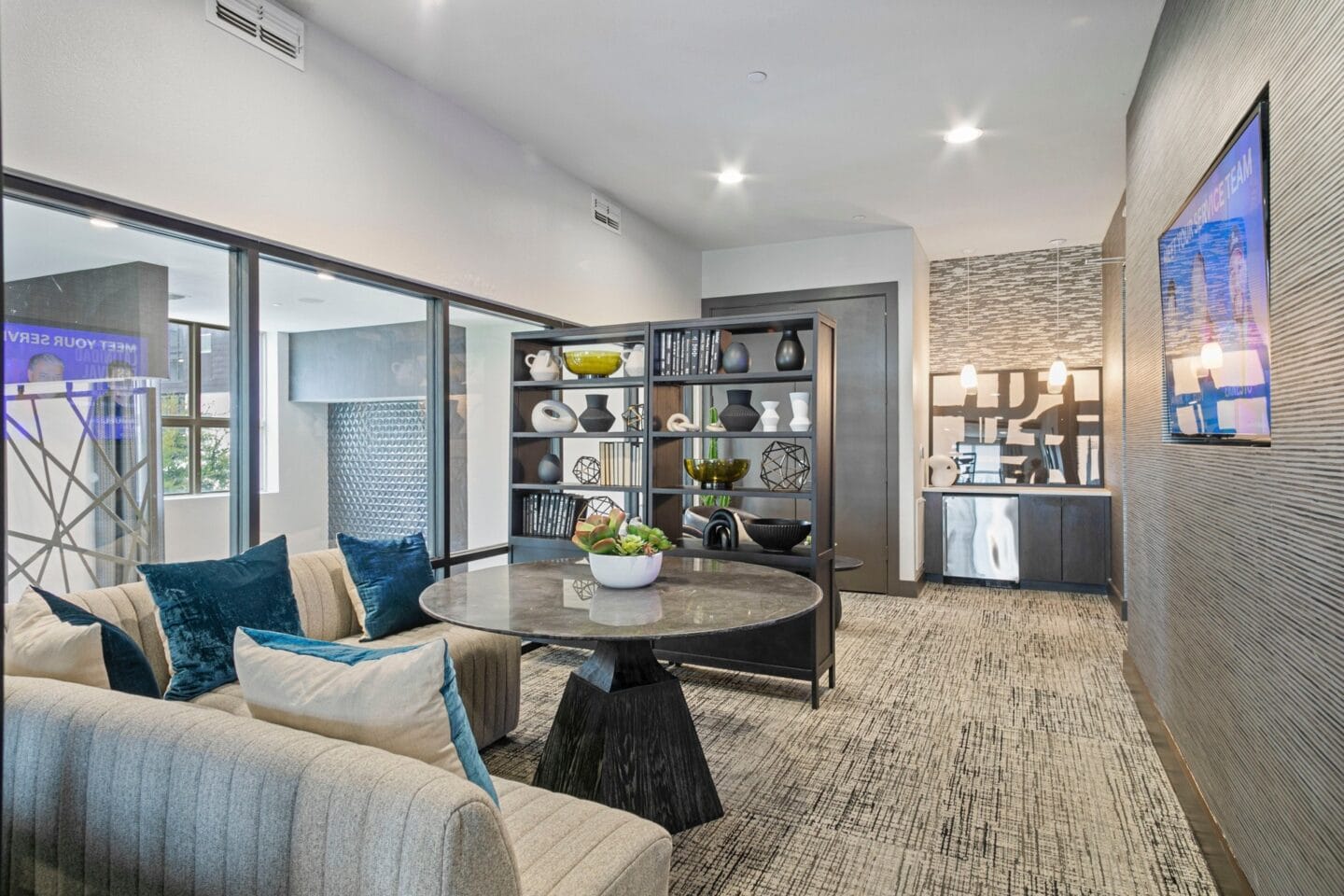 Clubroom at Windsor CityLine, Richardson, Texas