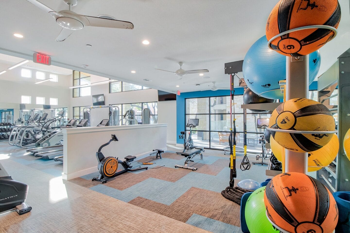 State of the art fitness center at Windsor Ridge Austin