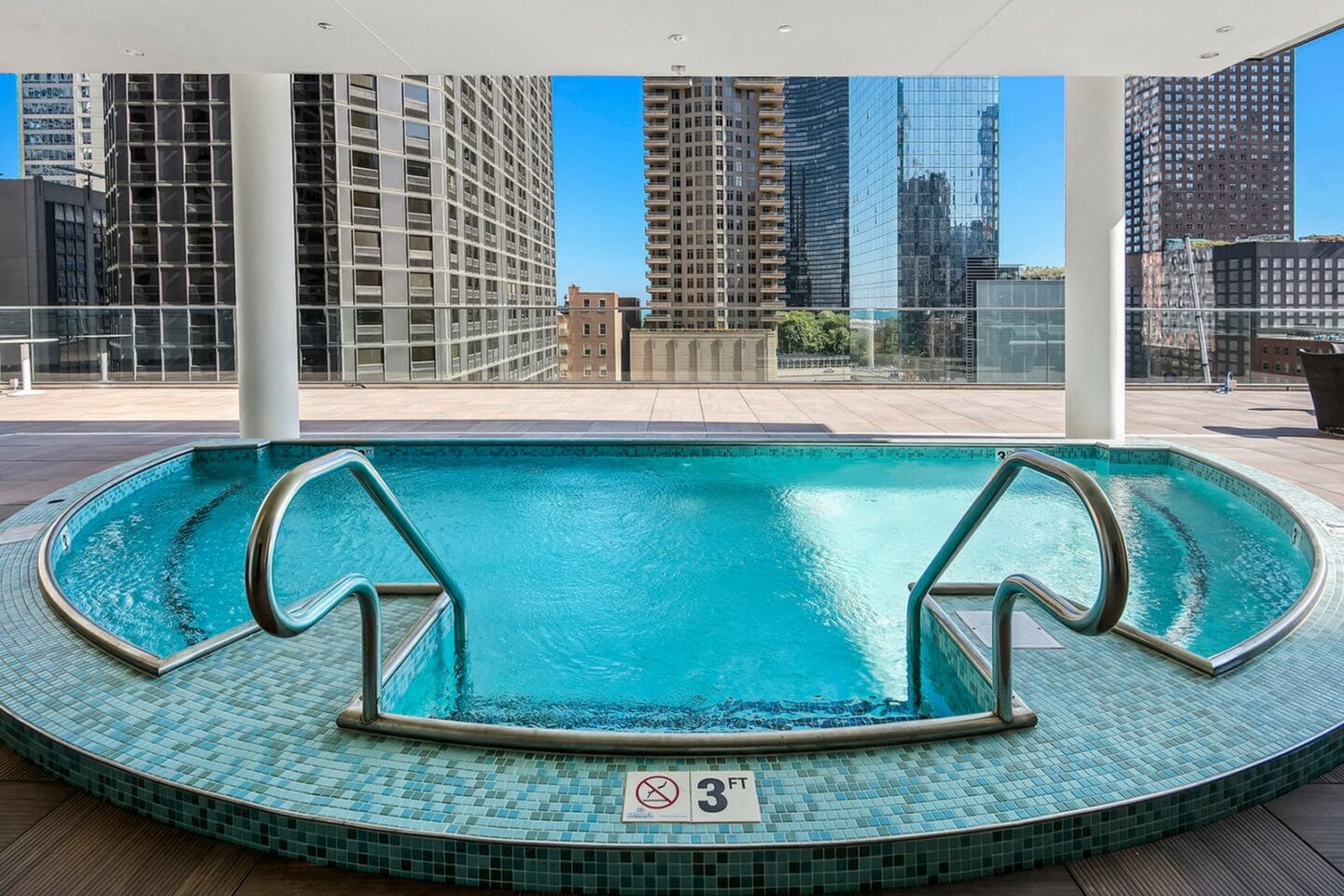 Resort-Style Pool at Moment, Chicago, IL 60611