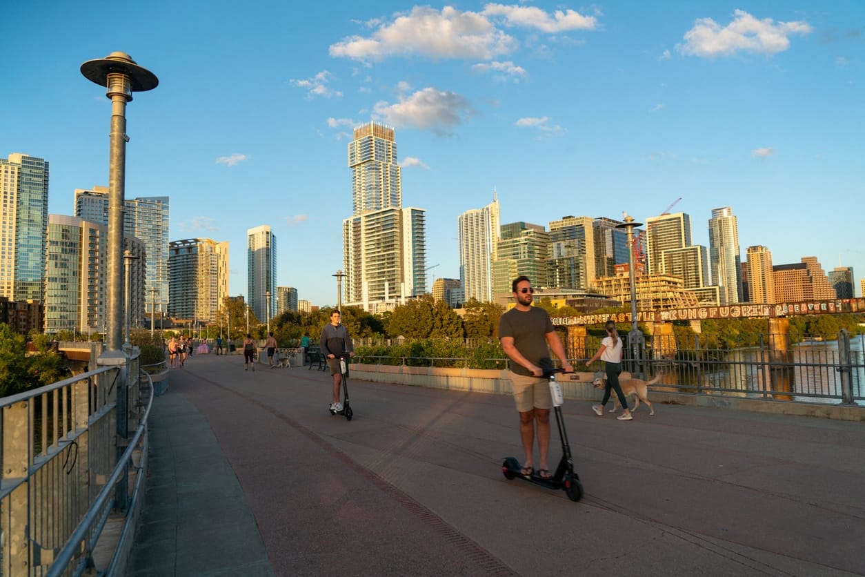 Explore Austin on bike or scooter