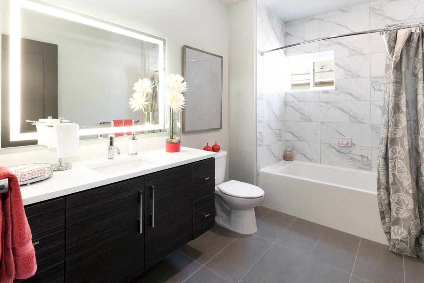 Primary Bath with Double Vanity Sinks at Blu Harbor by Windsor, 1 Blu Harbor Blvd, CA