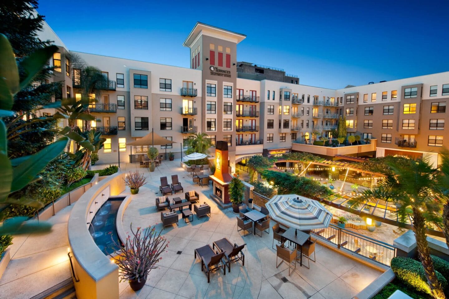 Magnificent Courtyard at Terraces at Paseo Colorado, 375 E. Green Street, Pasadena