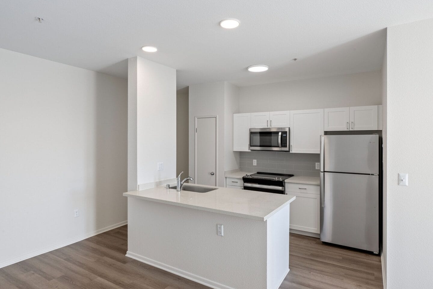 Newly renovated kitchen at Terraces at Paseo Colorado, California, 91101