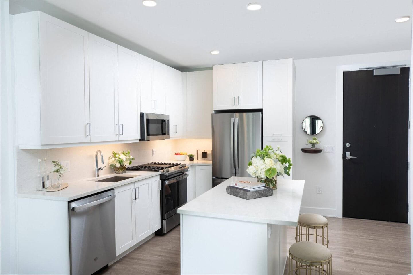 Kitchen interior at The Sterling, Houston, TX 77019