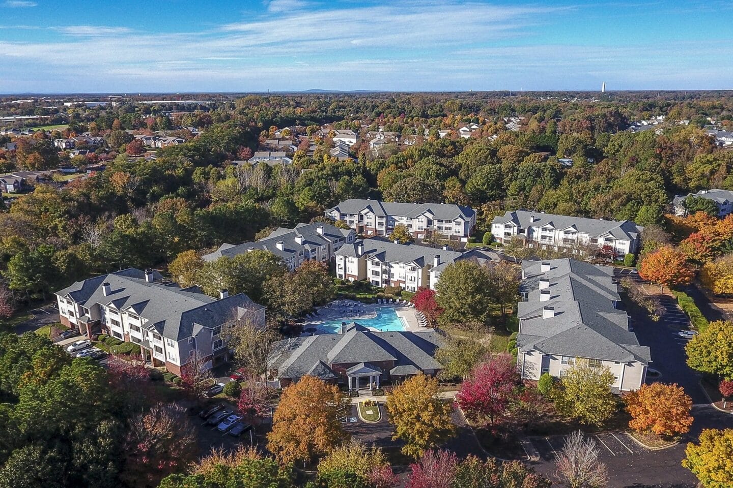 Aerial View at Windsor Addison Park, Charlotte, NC