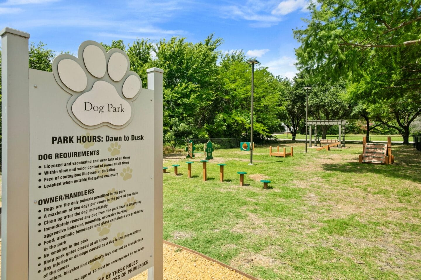 Pet park at Windsor at Legacy, Plano, TX, 75024