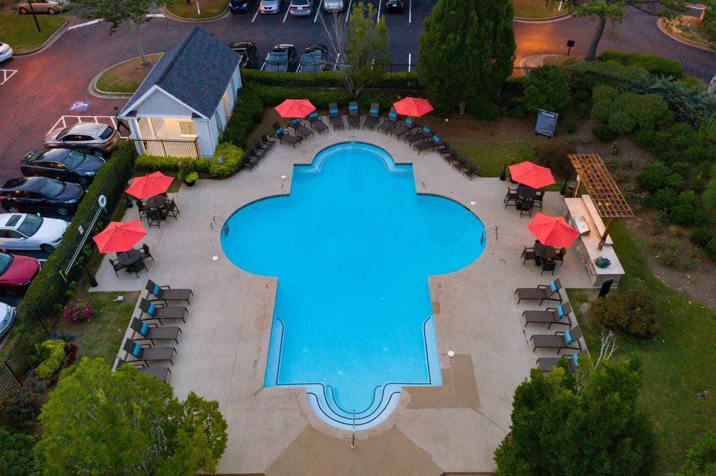 Pool with sundeck at Windsor Johns Creek, 11201 State Bridge Road, Johns Creek