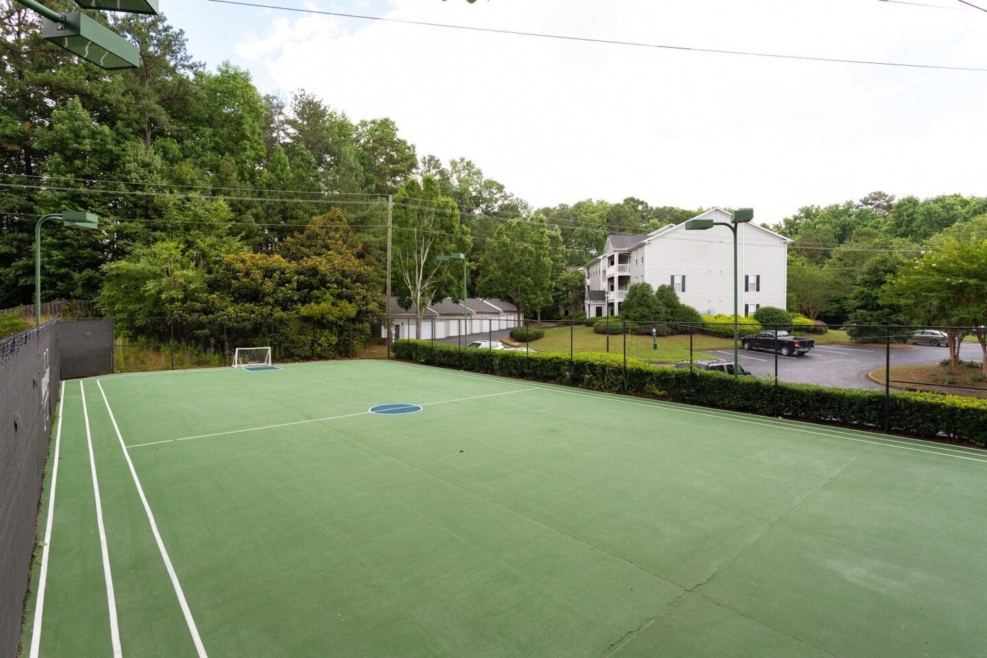 Sports court with goal at Windsor Johns Creek, 11201 State Bridge Road, Johns Creek