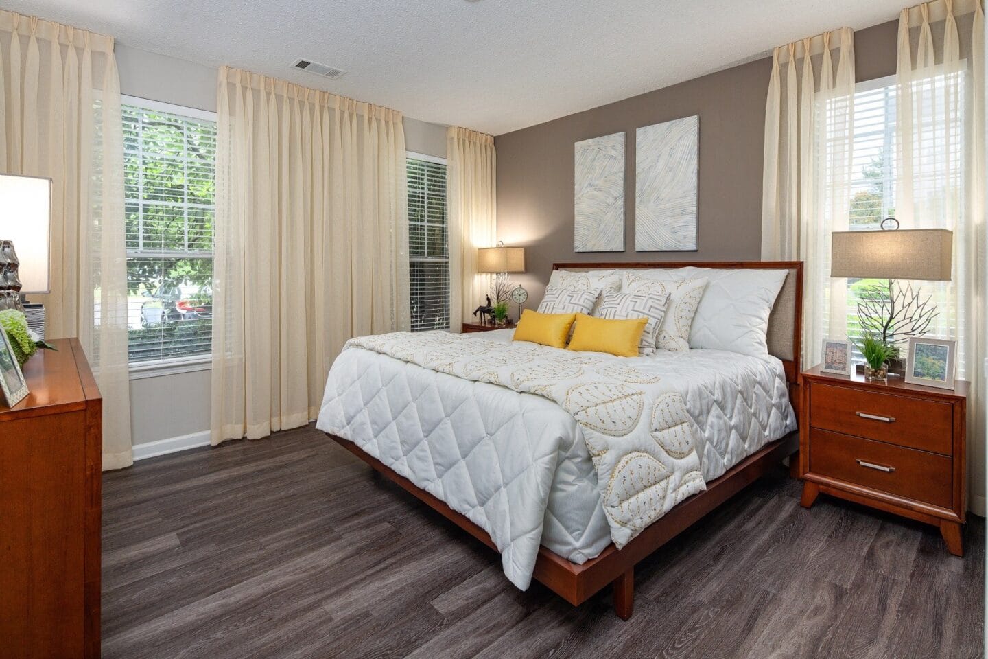 Spacious bedroom at Windsor Johns Creek, GA, 30022