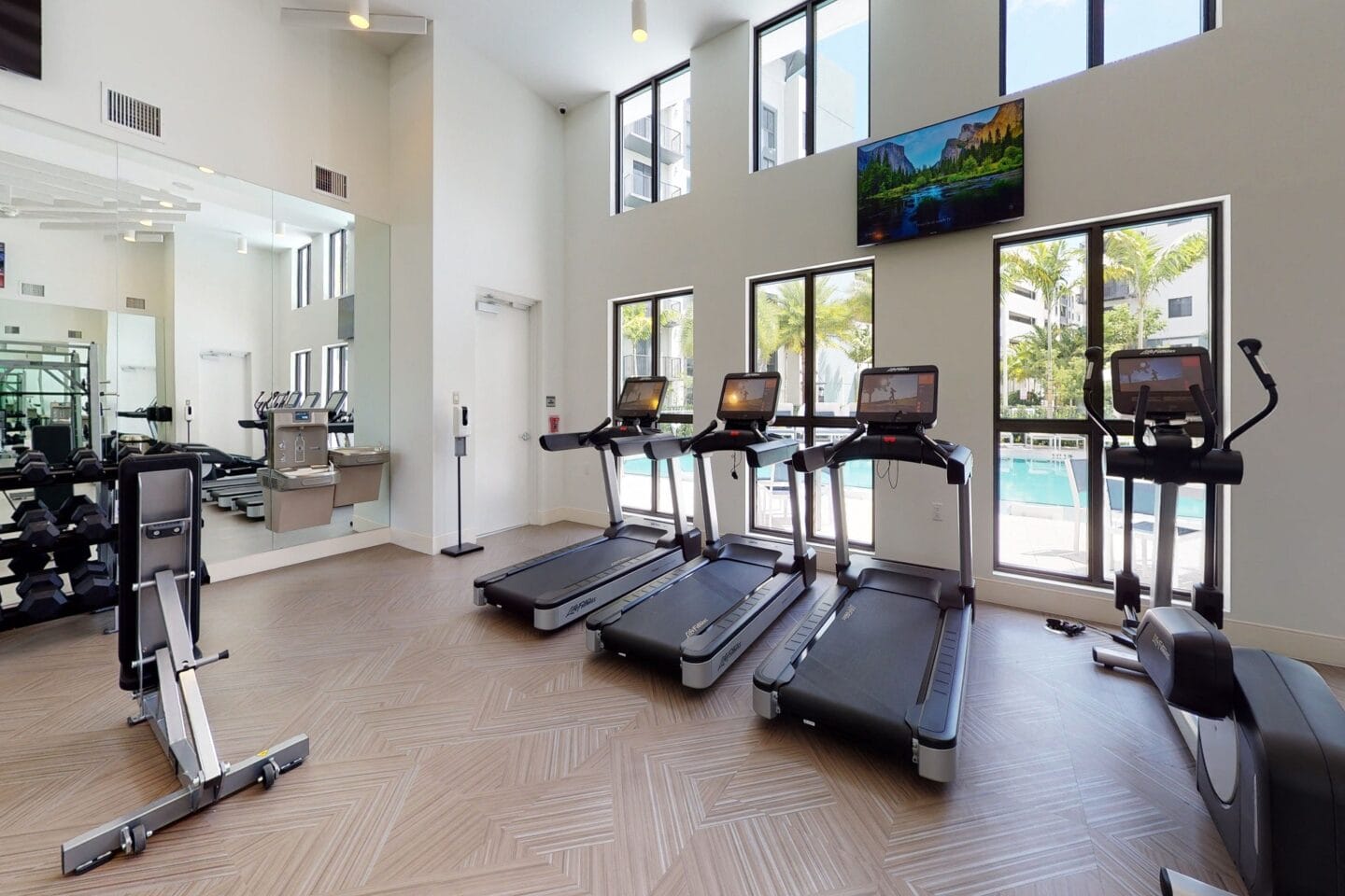 Spacious Fitness Center at Windsor Cornerstone, Plantation, Florida