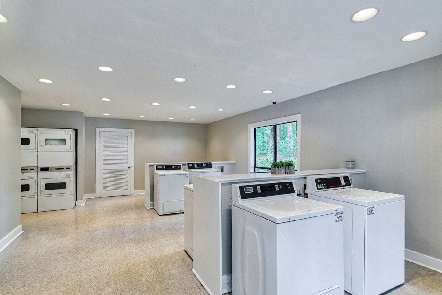 Laundry room at Windsor Peachtree Corners, Peachtree Corners, GA