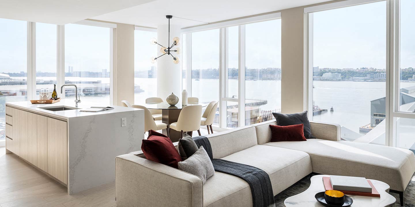 A Recording Studio in Manhattan, a Waterfront Apartment in New