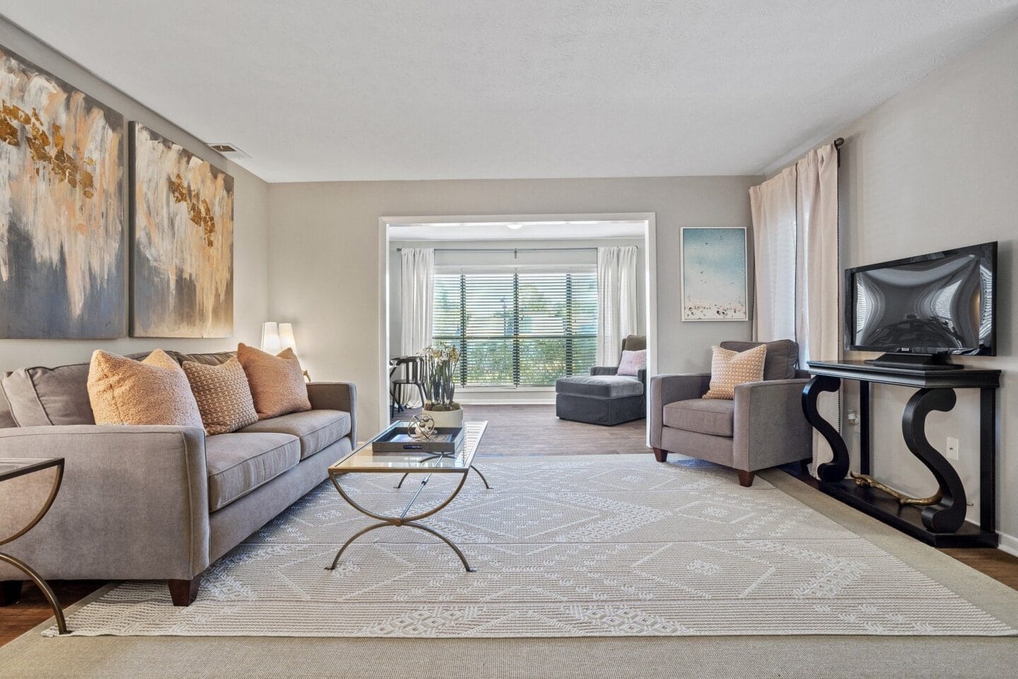 Modern Living Room at Windsor Peachtree Corners, Georgia