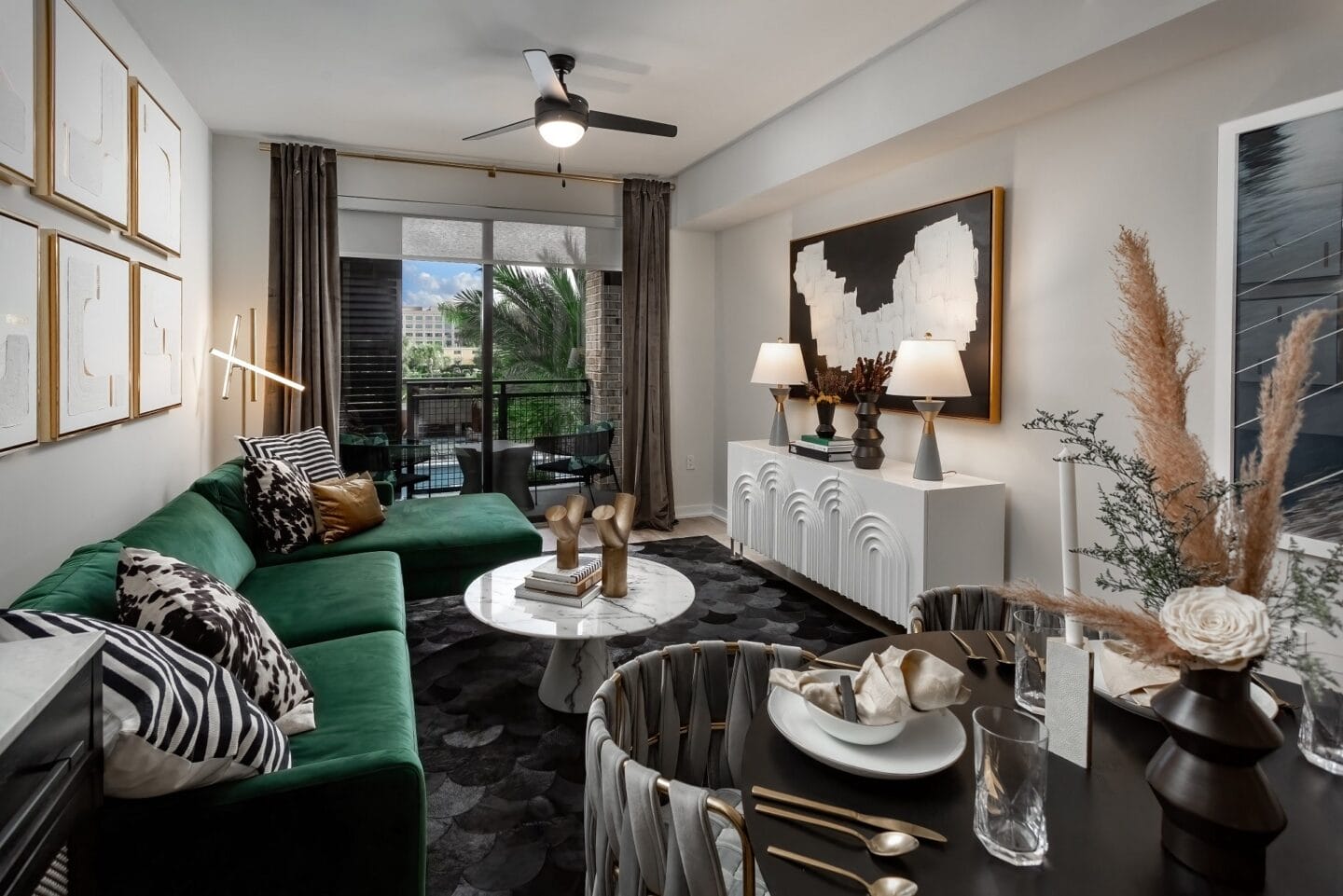 Modern Living Room at Centrico by Windsor, Doral