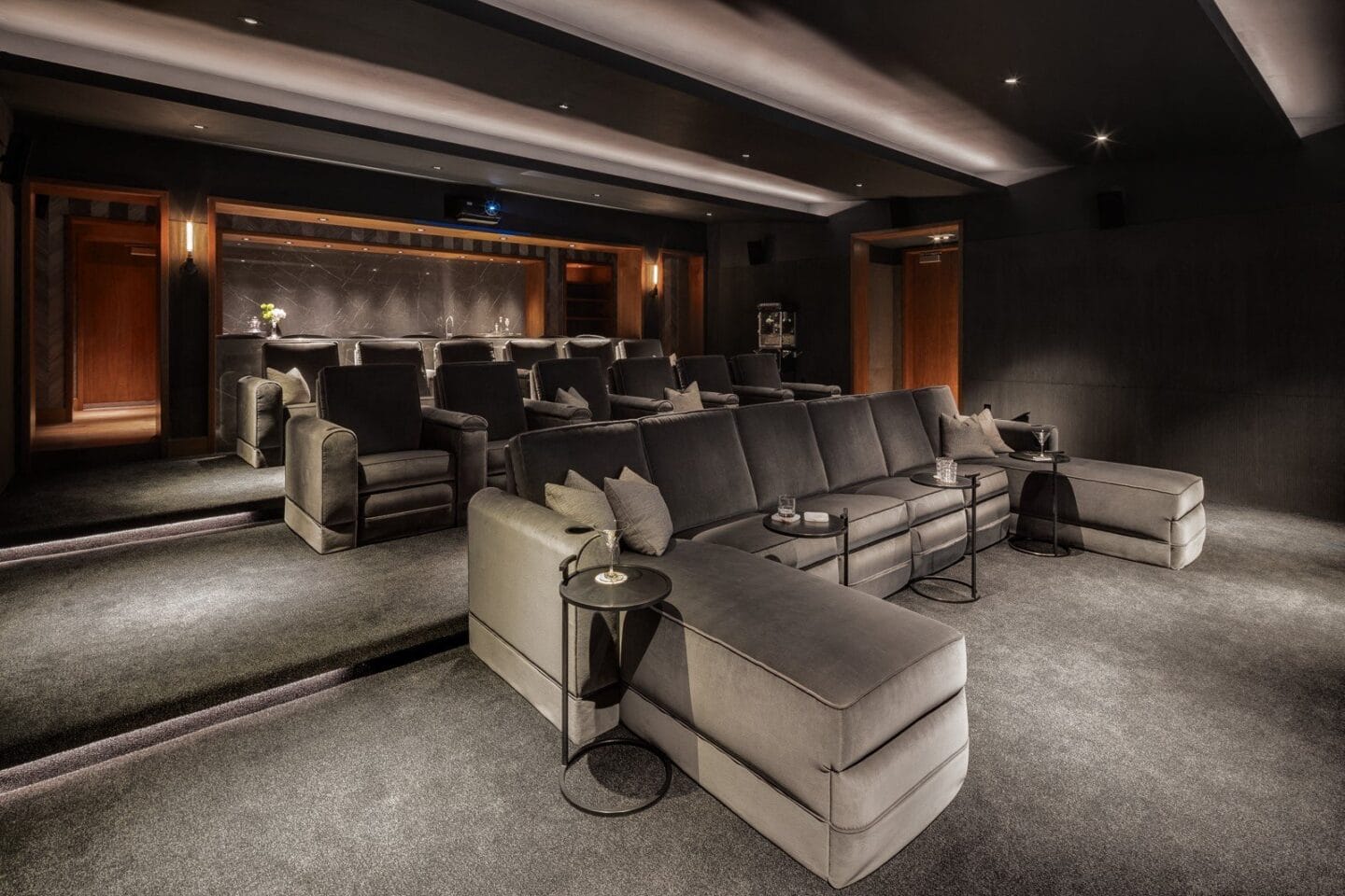 Indoor movie theater at Waterline Square, 675 West 59th New York, NY 10069