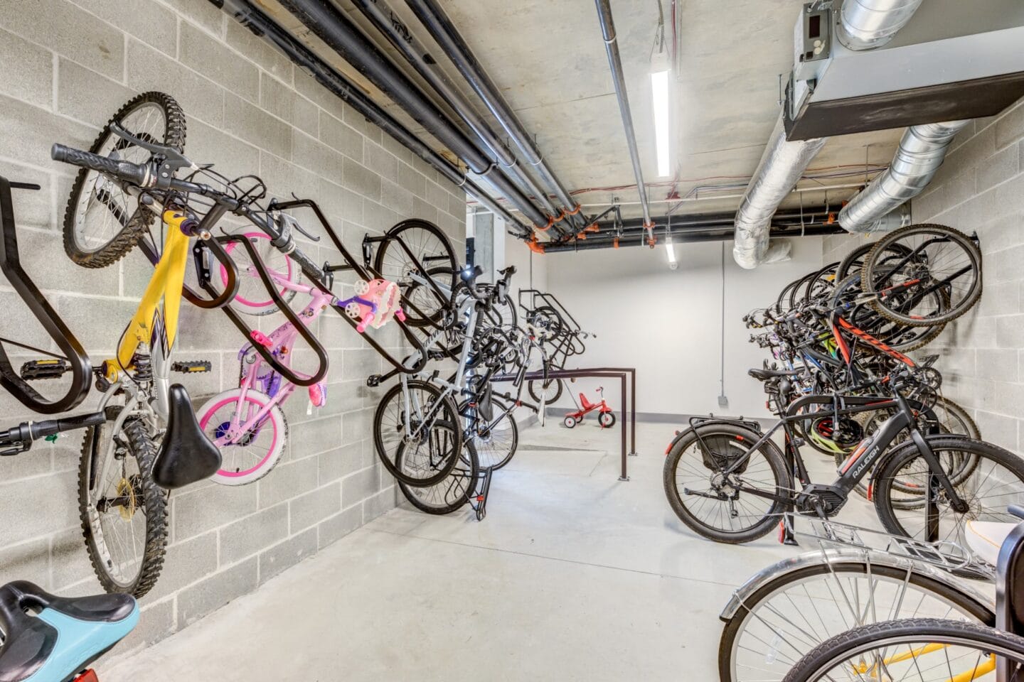 Bike Storage and Repair Station at Windsor Totem Lake, Kirkland, Washington