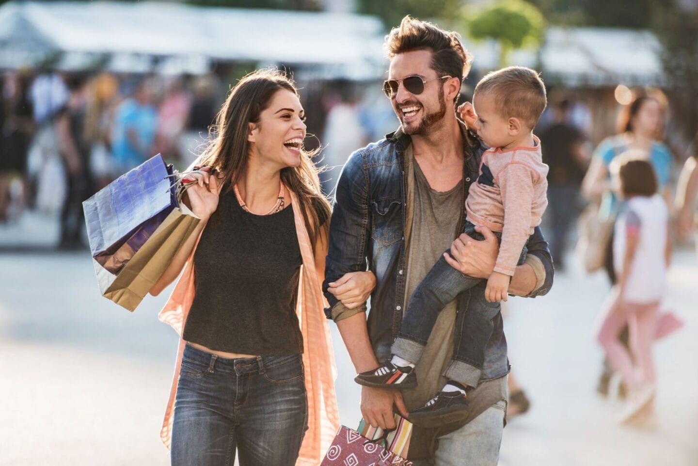 Family Shopping at Windsor Coconut Creek, Coconut Creek, Florida